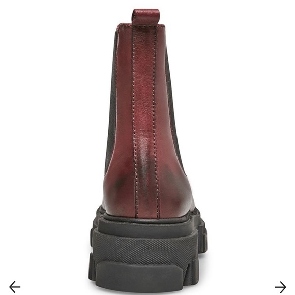 Zaina burgundy boots - Picture 6 of 7